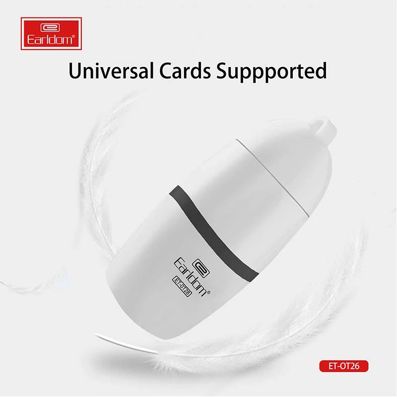 میکرو اس دی کارتخوان ارلدام مدل  USB2.0 MICRO SD CARD READER ET-0T26